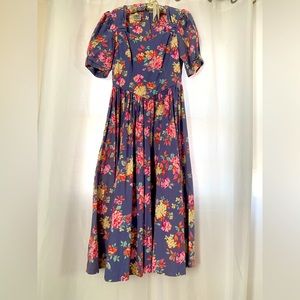 Vintage Floral Laura Ashley Dress